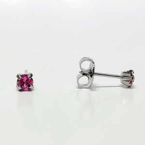 Studex Hypoallergenic Ear Piercing Earring Stainless Steel 3mm Oct Rose